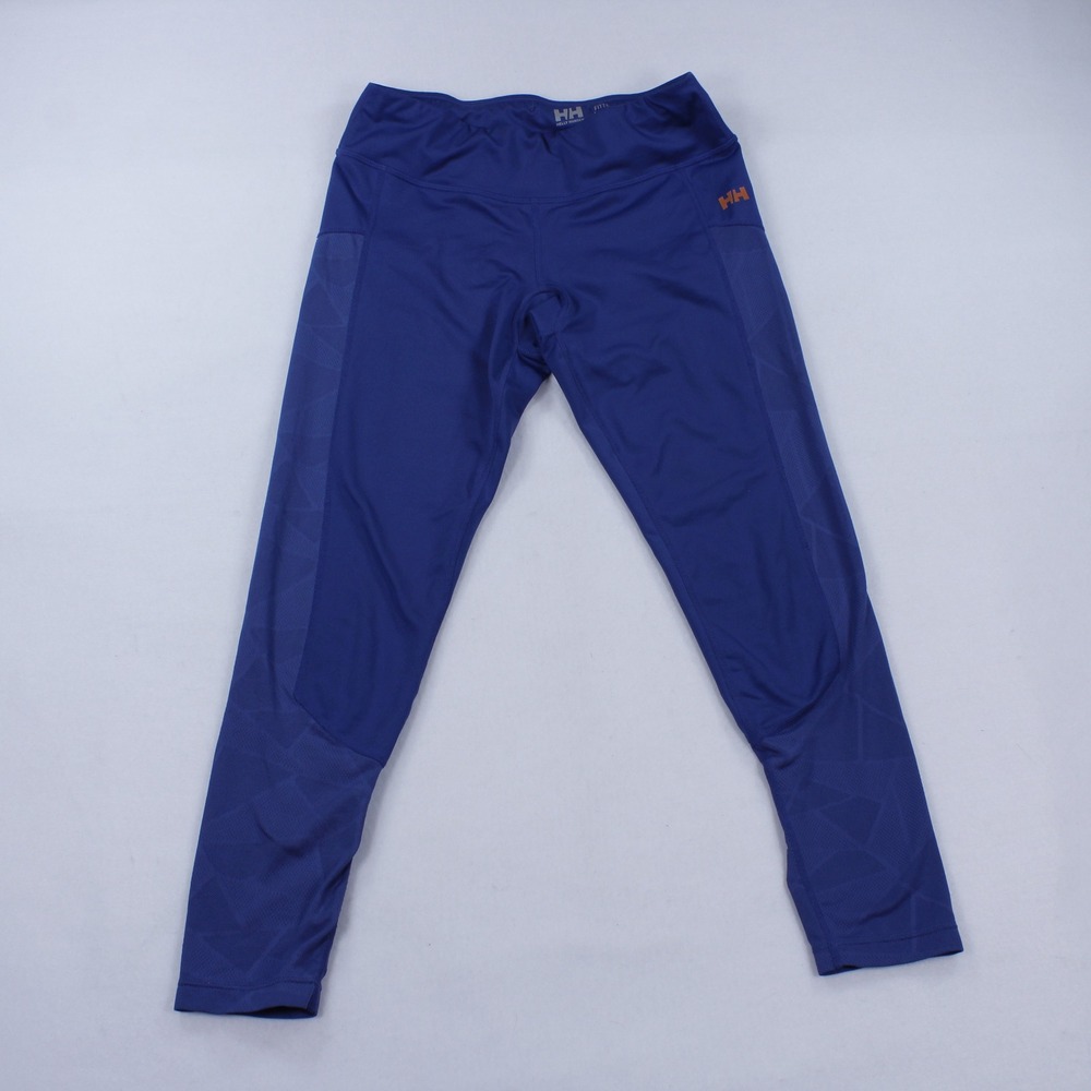 Helly Hansen Leggings Women Size S Blue Fitted Performance Running Hiking Tights